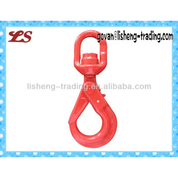 High quality G80 Swivel self -locking hook with bearing